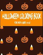 Halloween coloring book for kids ages 4-8