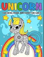 Unicorn Coloring Book Awesome For Girls