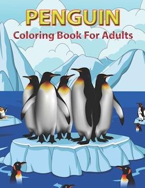 Penguin Coloring Book for Adults