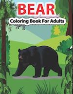 Bear Coloring Book for Adults