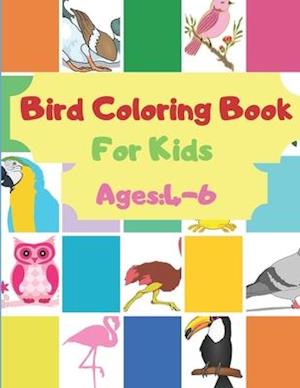 Bird Coloring Book For Kids Ages