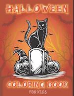 Halloween coloring book for kids: Kids Halloween Book,easy Halloween coloring book,Children Coloring Workbooks for Kids: Boys,with Beautiful Flowers, 