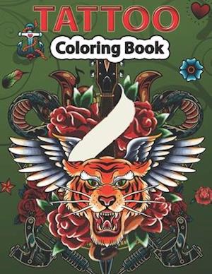 Tattoo Coloring Book