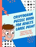 cryptogram puzzle book for adults large print