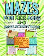 Mazes for Kids Ages 4-8 Kids Activity Book