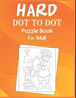 Hard Dot to Dot Puzzle Book For Adult