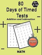 Addition and subtraction Timed Test