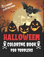 Halloween Coloring Book For Toddlers