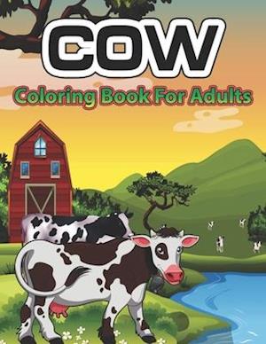 Cow Coloring Book for Adults