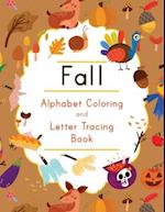 Fall Alphabet Coloring and Letter Tracing Book