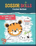 Scissor Skills Preschool Workbook for Kids