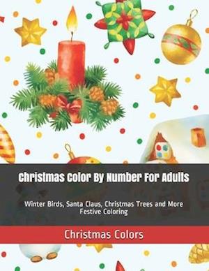 Christmas Color By Number For Adults