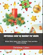 Christmas Color By Number For Adults
