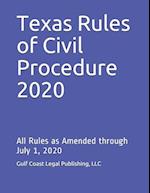Texas Rules of Civil Procedure 2020