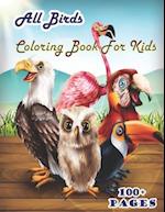 All birds Coloring Book for Kids