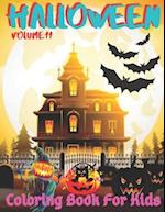 Halloween Coloring Book For Kids Volume 11: Halloween Coloring And Activity Book For Kids Spooky Coloring Book For Children 