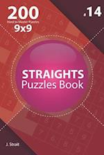 Straights - 200 Hard to Master Puzzles 9x9 (Volume 14)