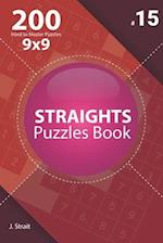 Straights - 200 Hard to Master Puzzles 9x9 (Volume 15)