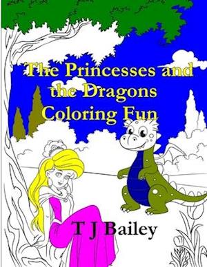 The Princesses and the Dragons Coloring Fun