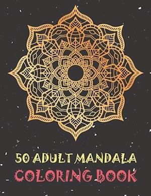 50 Adult Mandala Coloring Book