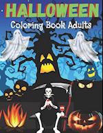 Halloween Coloring Book For Adults : Halloween Coloring Book for Adults Relaxation Holiday Gift For Adults And Kids Horror, Monster, Evil Woman, Dark 