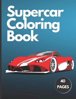 Supercar Coloring Book