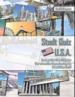 Stadt Quiz U.S.A. - Buchspiel für 2 bis 20 Spieler - Wer erkennt Las Vegas, Los Angeles, Miami & New York?