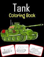 Tank Coloring Book: Tank Coloring book for kids (100 Pages with various tank images) 