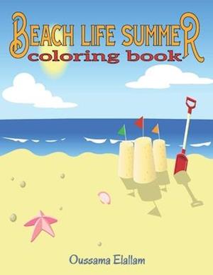 Beach Life Summer Coloring Book