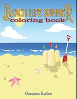 Beach Life Summer Coloring Book