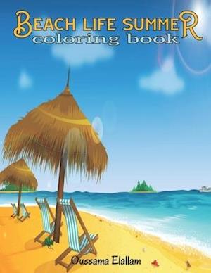 Beach Life Summer Coloring Book