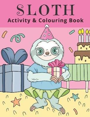 Sloth Activity & Colouring Book