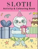 Sloth Activity & Colouring Book