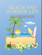 Beach And Summer Life Coloring Book