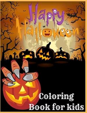 Happy Halloween Coloring Book for kids