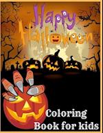 Happy Halloween Coloring Book for kids