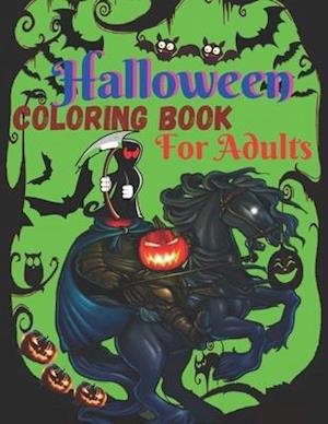 Halloween Coloring Book For Adults