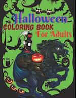 Halloween Coloring Book For Adults