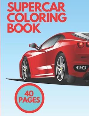 Supercar Coloring Book