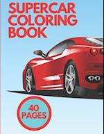 Supercar Coloring Book