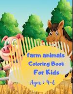 farm animals Coloring Book For Kids