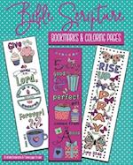 Bible Scripture Bookmarks & Coloring Pages: 30 Detailed bookmarks and 7 bonus pages to color. Features inspirational and positive Bible verses. 