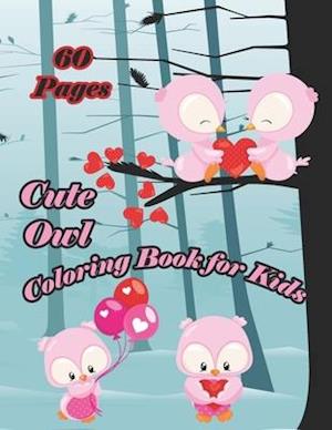 Cute Owls Coloring Book for Kids