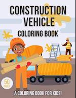 Construction Vehicle Coloring Book