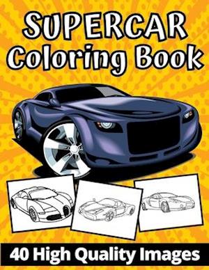 Supercar Coloring Book