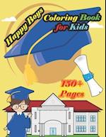 Happy Boys Coloring Book for Kids
