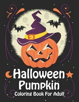 Halloween Pumpkin Coloring Book For Adult