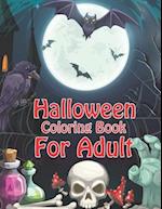Halloween Coloring Books For Adult