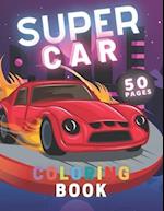 Supercar Coloring Book