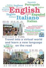 Dictionary English, Italian, Spanish, Portuguese - Travel into a virtual world and learn a new language on the road